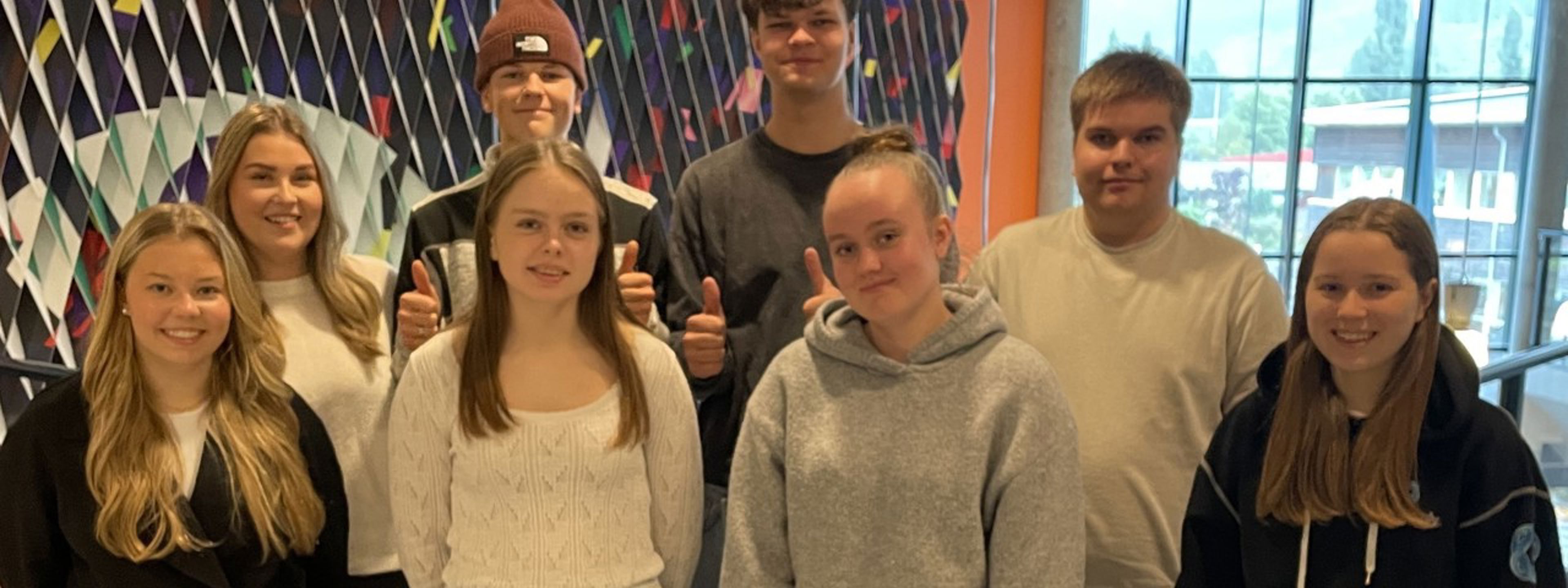 Elevrådsstyret for Stryn vgs skuleåret 2024/2025. Foto: Stryn vgs